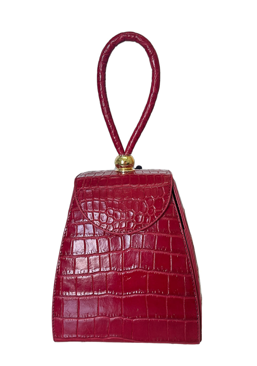 Italy Crocodile - CH02 Red Handbag 意大利鱷魚皮手袋