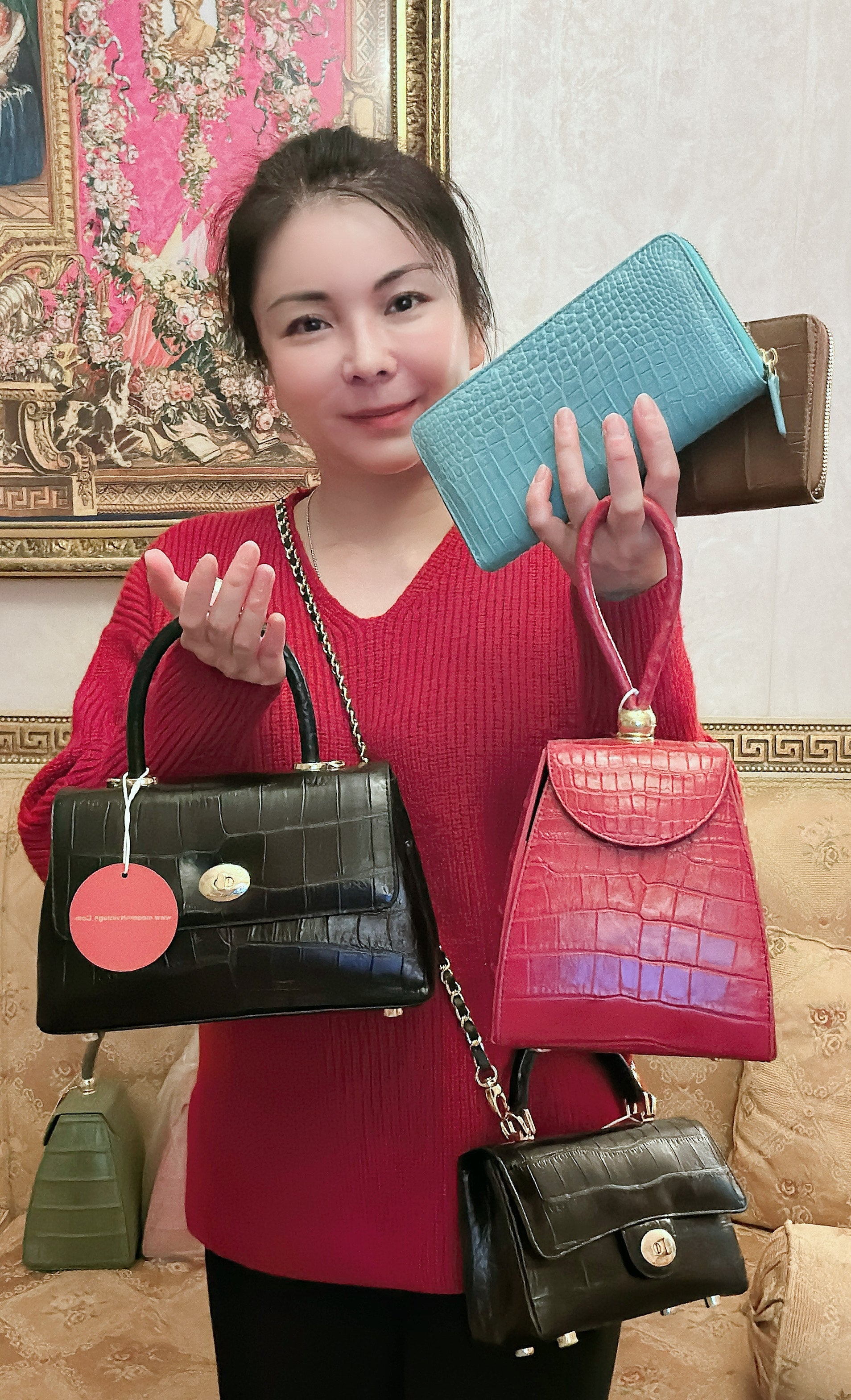 Italy Crocodile Wallet/Handbag