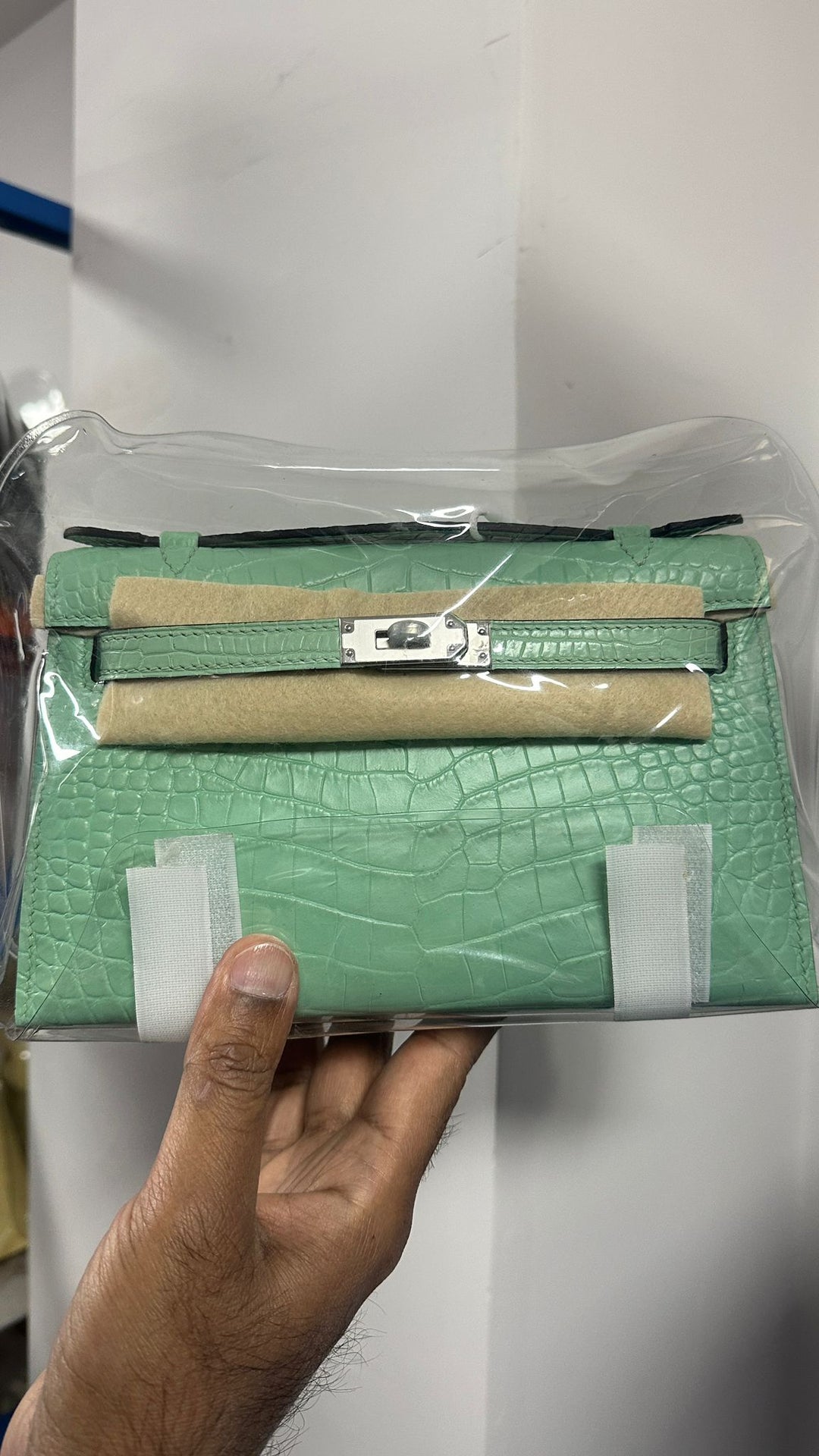 Italy Handbag - CC10 BLACK 小鮮肉啞面鱷魚