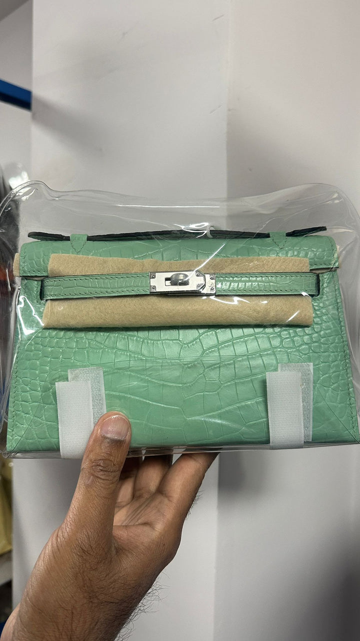 Italy Handbag - CC10 BLACK 小鮮肉啞面鱷魚