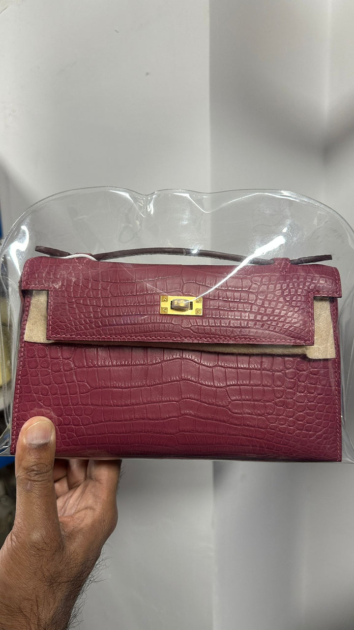 Italy Handbag - CC10 BLACK 小鮮肉啞面鱷魚
