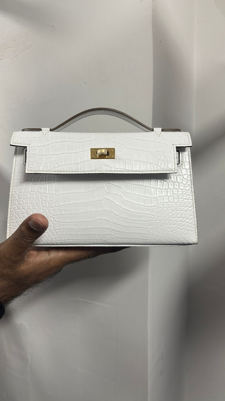 Italy Handbag - CC10 BLACK 小鮮肉啞面鱷魚