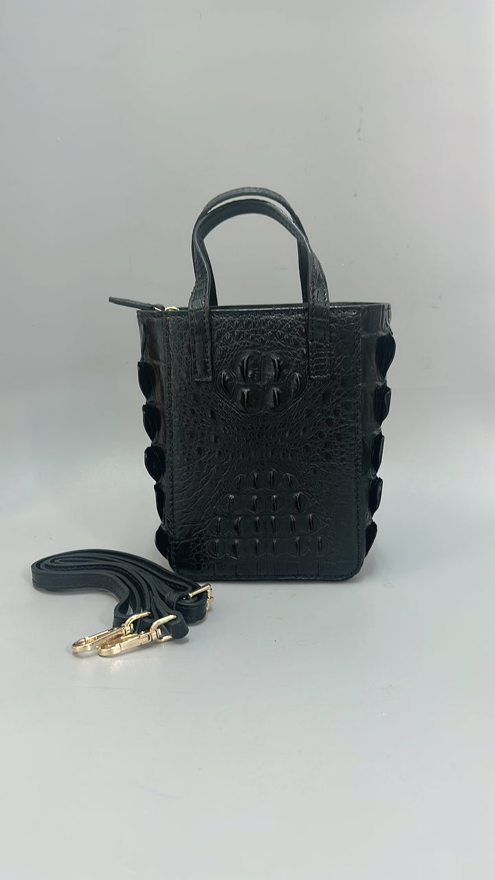 Italy Handbag - CC11 BLACK 鱷魚皮