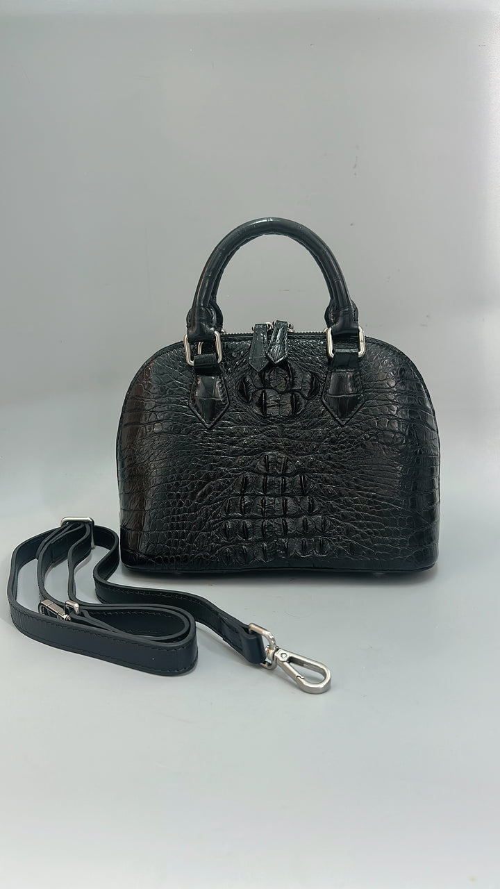 Italy Handbag - CC14 BLACK 鱷魚皮