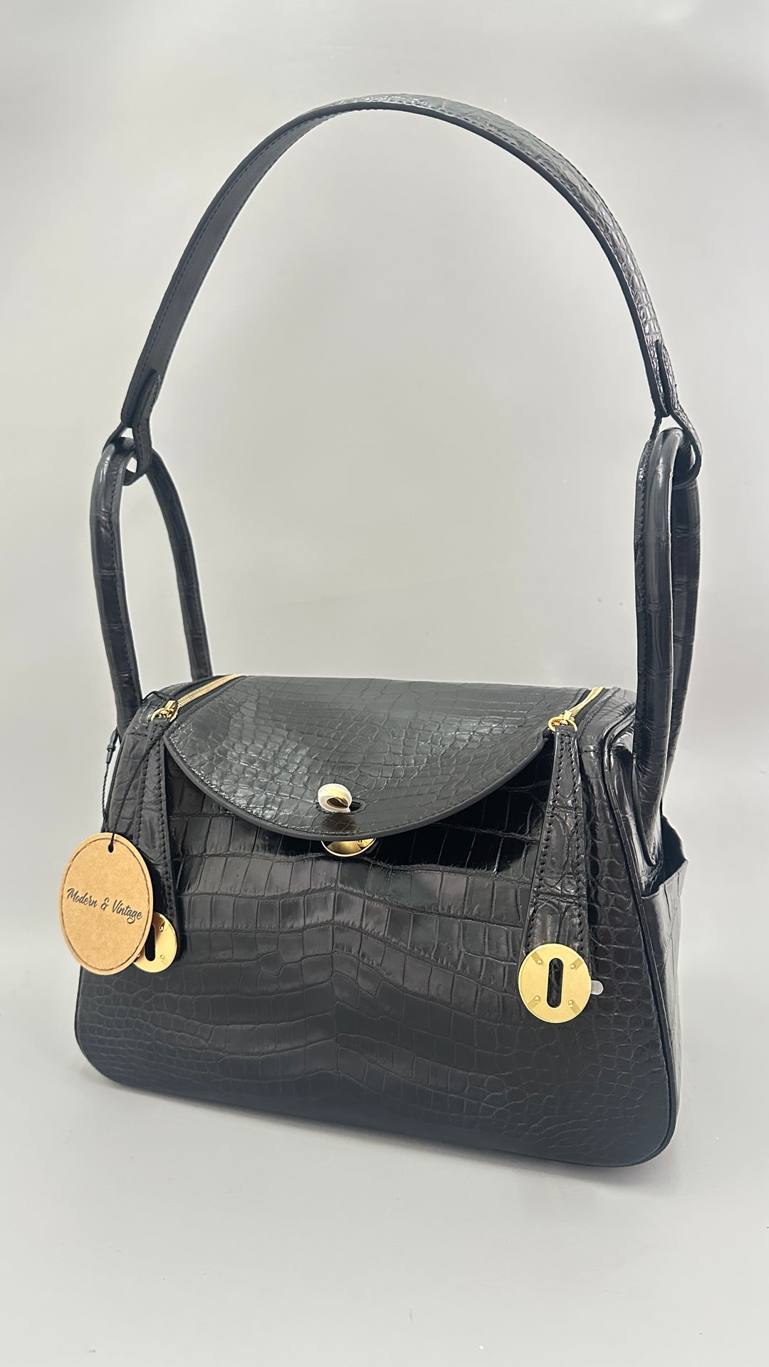 Italy Handbag - CC54 鱷魚 26cm