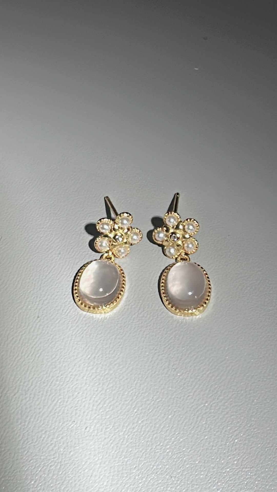 Egypt Earing EV531白水晶