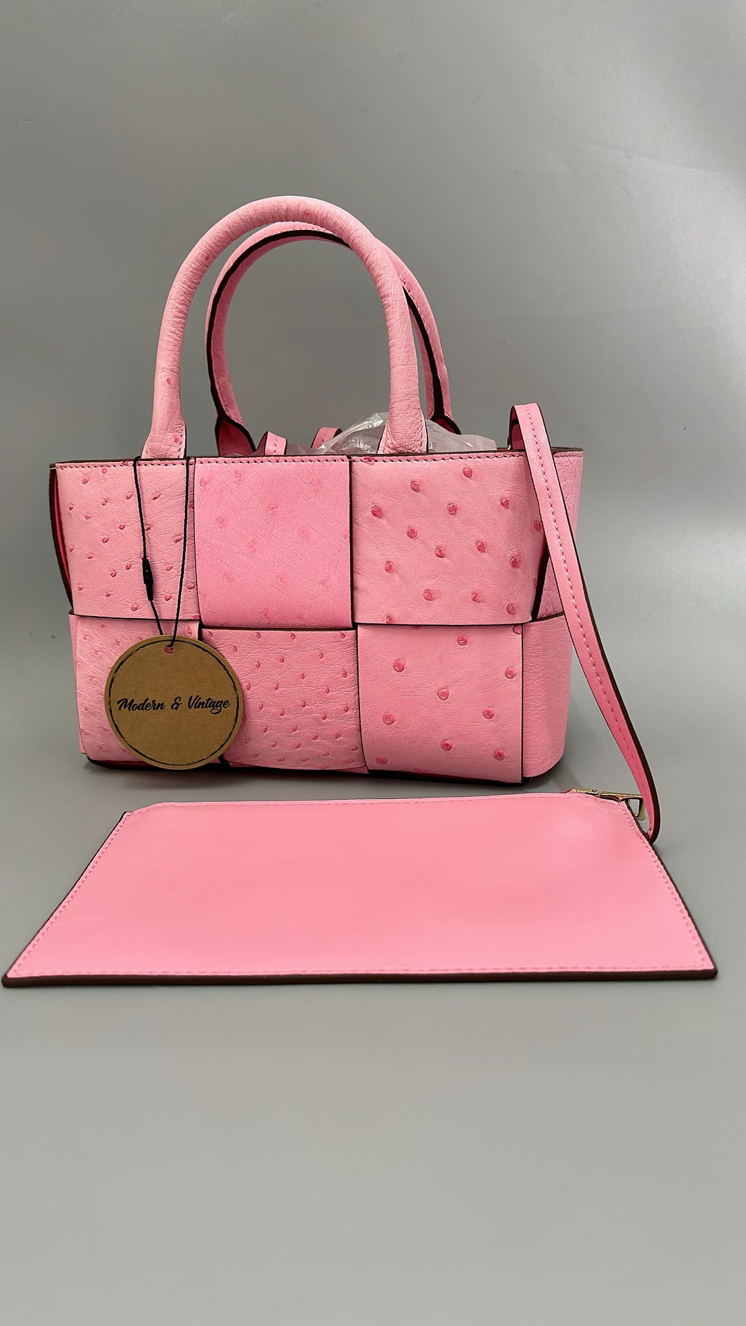 Italy Handbag - OS15 鴕鳥皮
