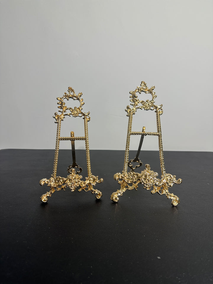 Vintage Plate Photo Stand 金屬