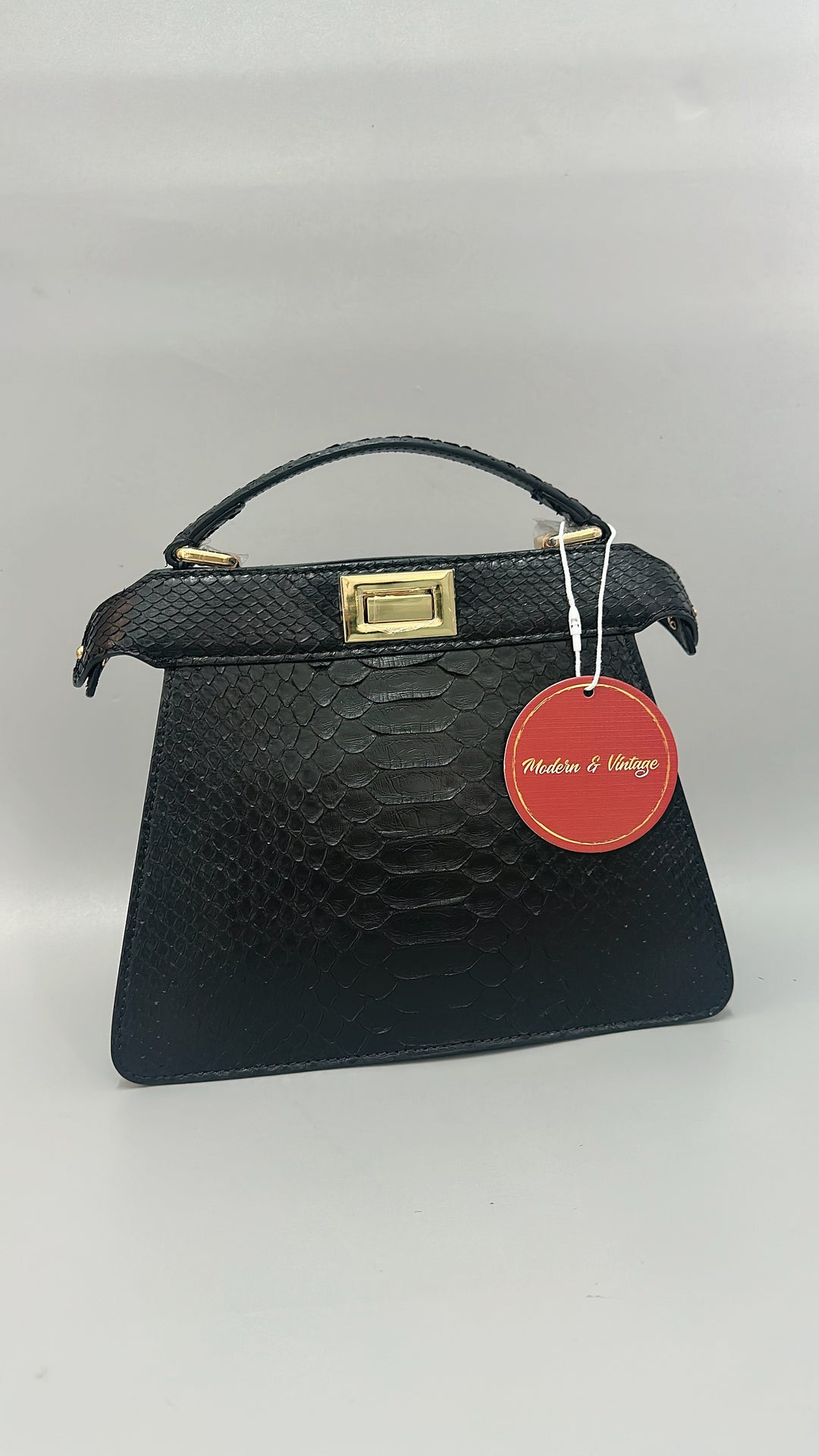 Italy Handbag - SN05 Black 蛇蛇