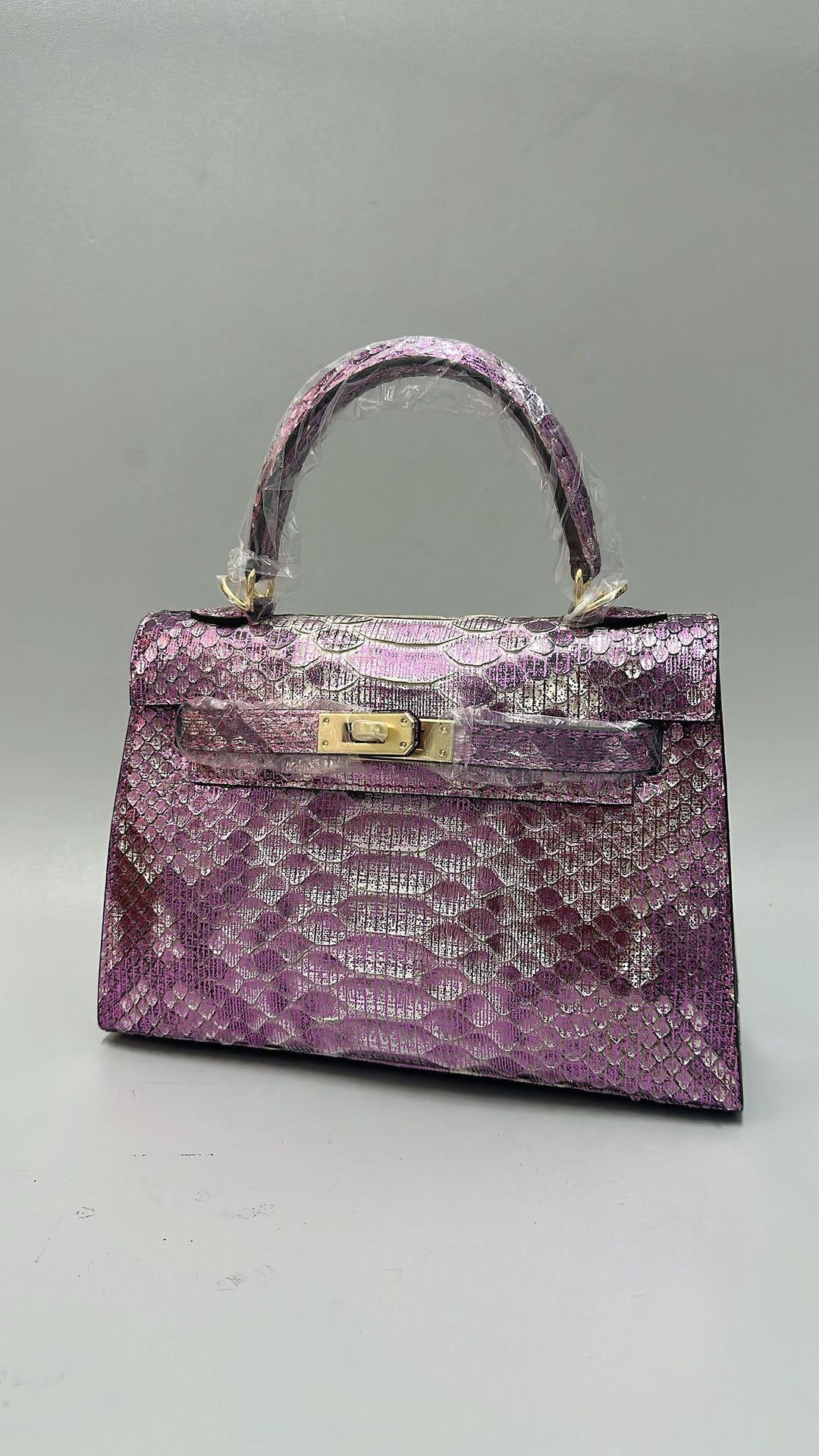 Italy Handbag - SN08 Purple  蛇蛇